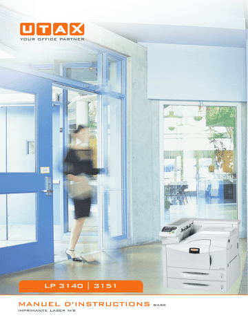 LP 3151 | Mode d'emploi | Utax LP 3140 Print System Manuel utilisateur | Fixfr