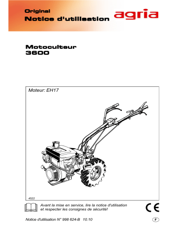 Manuel du propriétaire | Agria 3600 Manuel utilisateur | Fixfr