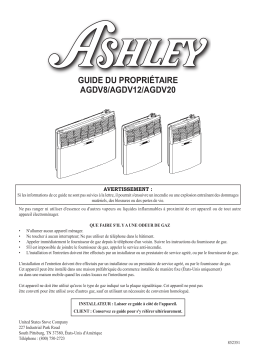 USSC AGDV12L Manuel utilisateur