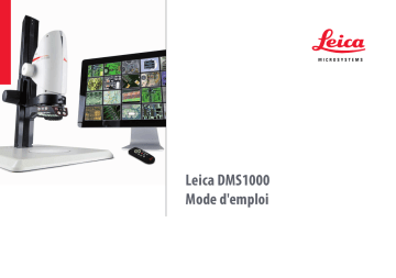 Leica Microsystems DMS1000 Digital Microscopes Manuel utilisateur | Fixfr
