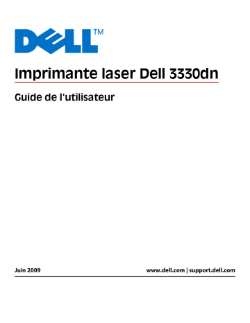 Dell 3330dn Mono Laser Printer printers accessory Manuel utilisateur | Fixfr