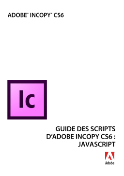 Adobe InCopy CS6 Manuel utilisateur