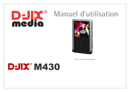 D-JIX M 430 Manuel utilisateur