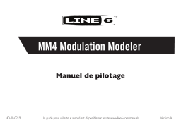 Line 6 MM4 Manuel utilisateur