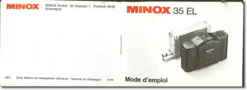 Mode d'emploi | Minox 35 EL Manuel utilisateur | Fixfr