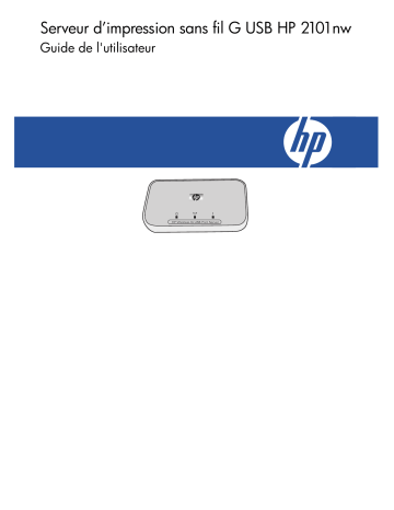 Manuel du propriétaire | Compaq G USB HP 2101NW Manuel utilisateur | Fixfr