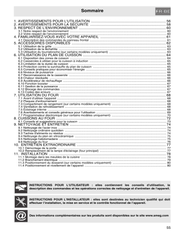 Manuel du propriétaire | Smeg CG90IX Manuel utilisateur | Fixfr