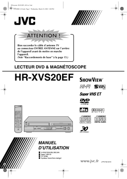 JVC HR-XV20EF Manuel utilisateur