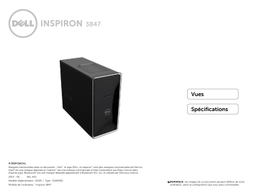 Dell Inspiron 3847 desktop spécification | Fixfr