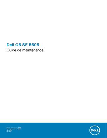 Dell G5 SE 5505 gseries laptop Manuel utilisateur | Fixfr