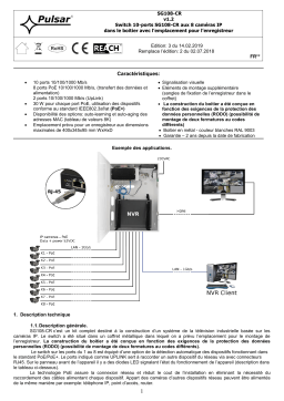 Pulsar SG108-CR Manuel utilisateur