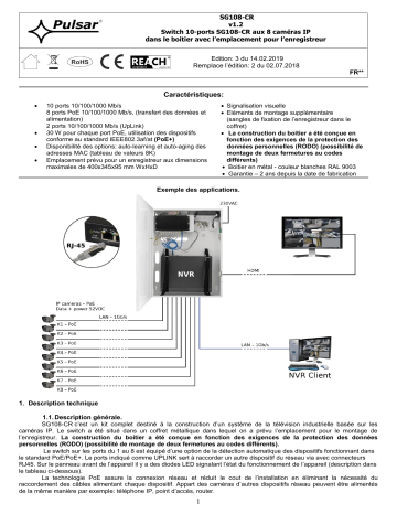 Mode d'emploi | Pulsar SG108-CR Manuel utilisateur | Fixfr