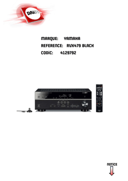 Yamaha MUSICCAST RXA3060 Manuel utilisateur