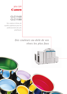 Canon CLC 1180 Manuel utilisateur