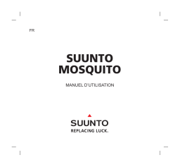 Suunto Mosquito Manuel utilisateur