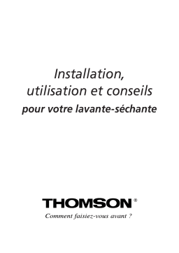 Thomson TES1332 Manuel utilisateur