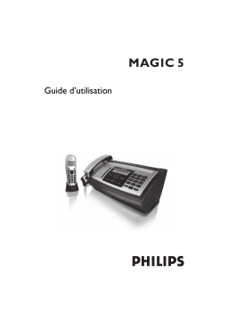 Philips MAGIC5 COLOUR DECT Manuel utilisateur