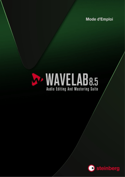 Steinberg Wavelab 8.5 Manuel utilisateur