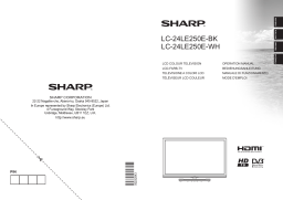 Sharp LC24LE250EBK/EWH Manuel utilisateur