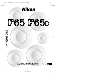 Manuel du propriétaire | Nikon F65D Manuel utilisateur | Fixfr