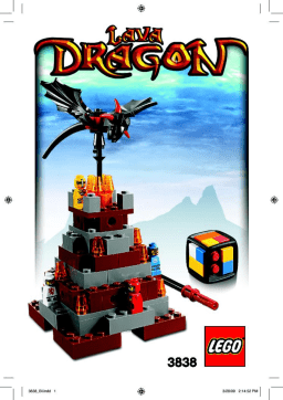 Lego 3838 Lava Dragon Manuel utilisateur