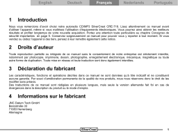 Silvercrest CRE-719 Manuel utilisateur