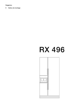 Gaggenau RX496290 Manuel utilisateur