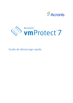 ACRONIS vmProtect 7 Manuel utilisateur