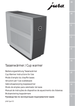 Jura Cup warmer Manuel utilisateur