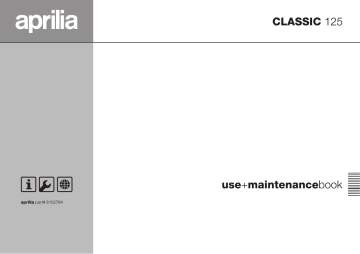 Manuel du propriétaire | APRILIA CLASSIC 125 Manuel utilisateur | Fixfr