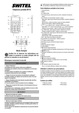 SWITEL M110 Manuel utilisateur