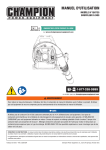 Champion Power Equipment 100735 42cc Backpack Leaf Blower Manuel utilisateur