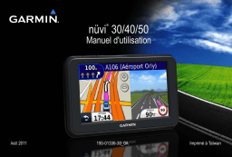 Garmin NUVI 50LM Manuel utilisateur