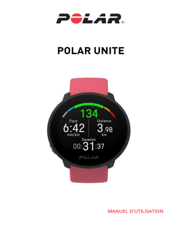 Polar Unite Mode d'emploi | Fixfr