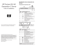HP PROLIANT DL140 G2 SERVER Manuel utilisateur