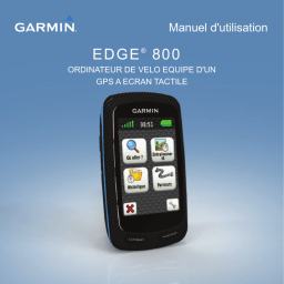 Garmin Edge 810 Manuel utilisateur