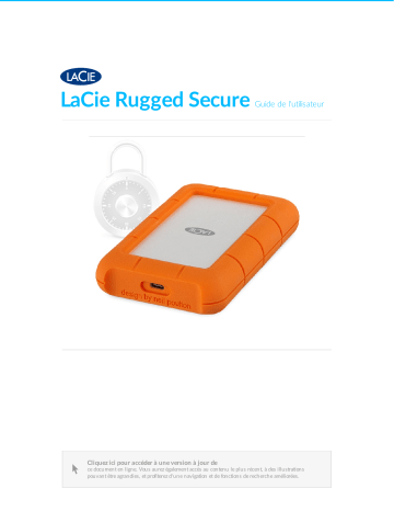 LaCie Rugged Secure Portable Storage Manuel utilisateur | Fixfr