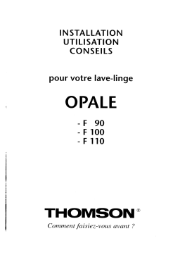 Thomson F90 Manuel utilisateur