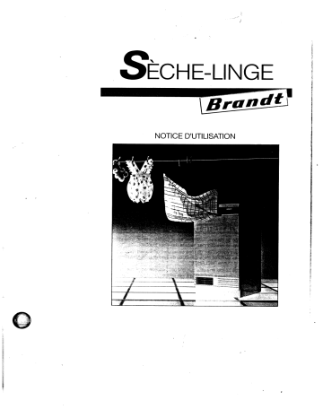 SCE8220 | Manuel du propriétaire | Brandt SCEN8220 Manuel utilisateur | Fixfr