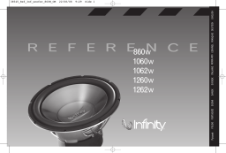 Infinity REFERENCE 1262W Manuel utilisateur