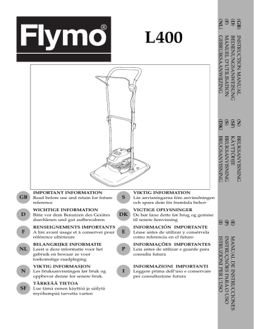 Manuel du propriétaire | Flymo L300 Manuel utilisateur | Fixfr