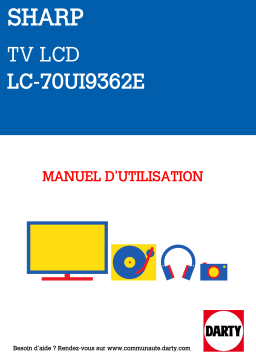 Sharp LC 65UI7352E Manuel utilisateur