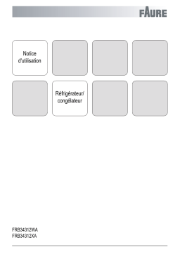 Faure FRB34312 WA & FRB34312WA Manuel utilisateur