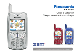 Panasonic EB-G50 Manuel utilisateur