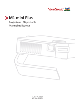 ViewSonic M1MINIPLUS PROJECTOR Mode d'emploi