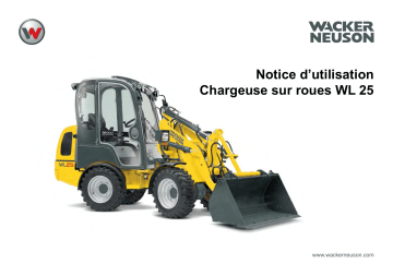 Wacker Neuson WL25 Articulated wheel loader Manuel utilisateur | Fixfr