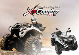 ADLY 600 XCE COUNTRY Manuel utilisateur