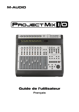 M-Audio PROJECT MIX I Manuel utilisateur