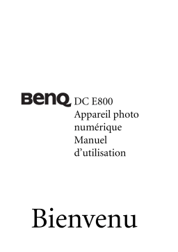 Benq Série DC DC E800 Manuel utilisateur