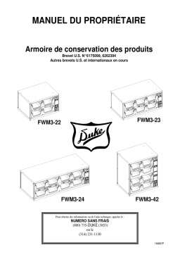 Duke Manufacturing FWM3-22 Manuel utilisateur